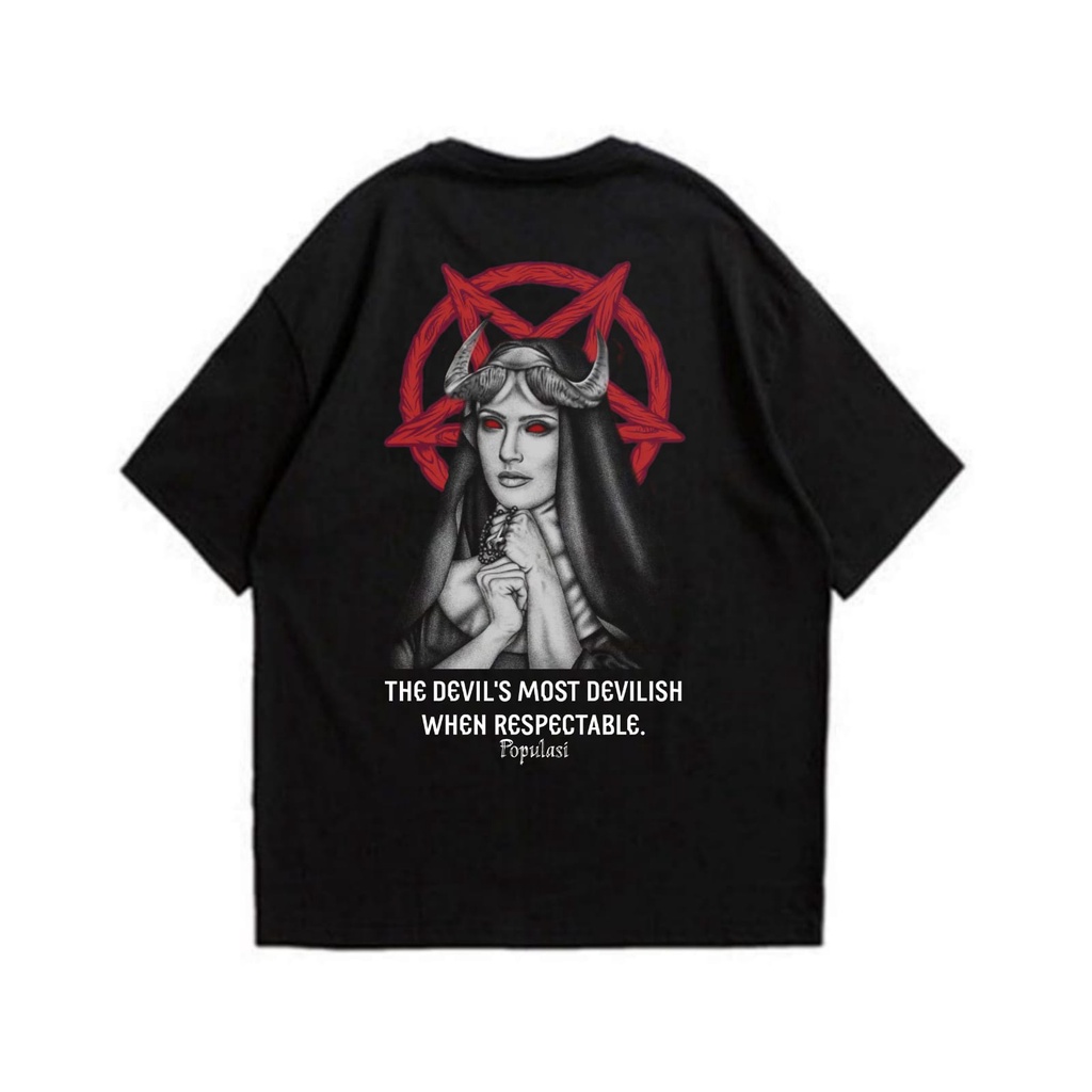 Cavenza T-shirt Respectable Kaos Satanic