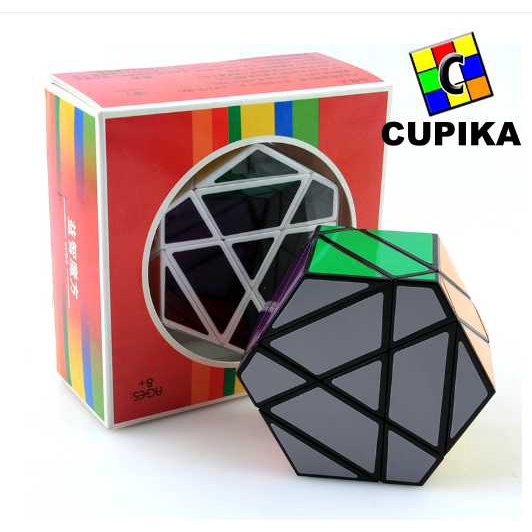 Rubik Megaminx HAZARD Speed 3x3 Blackbase