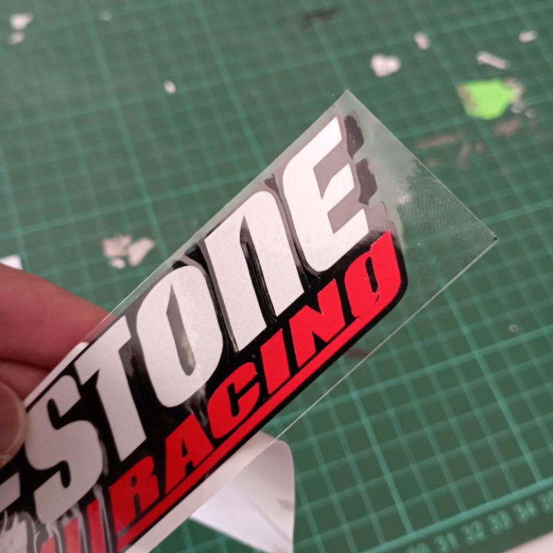 Stiker Cutting Bridgestone Racing