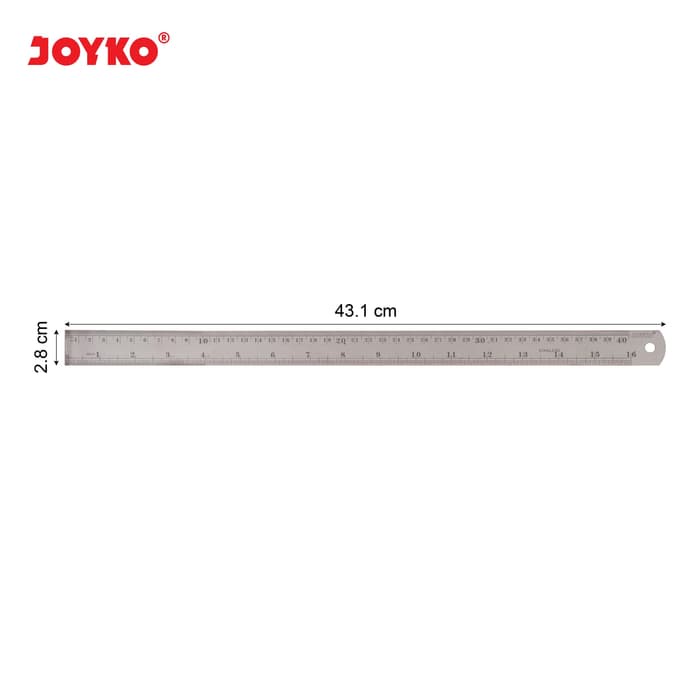 Stainless Steel Ruler / Penggaris Besi Joyko RL-ST40 40 cm 40cm