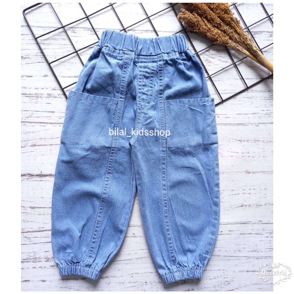 CELANA JOGGER JEANS ANAK LAKI PEREMPUAN