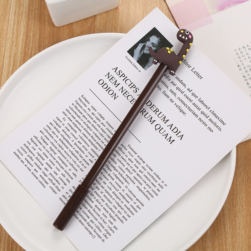 4pcs Pena Pen Pulpen Gel Set Tinta Cair Dino GM-ST0099