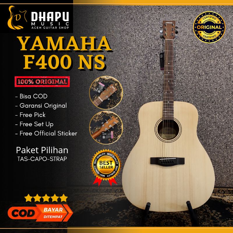 Gitar Akustik Yamaha F400 NS Original