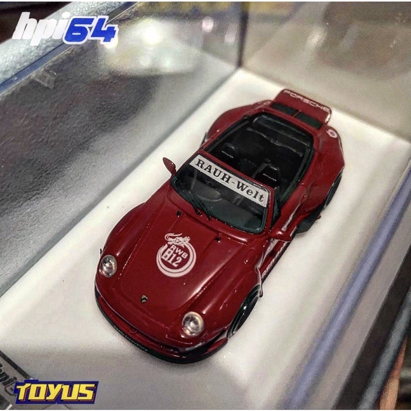 hpi64 - PORSCHE RWB 993 CABRIOLET RED RANGER