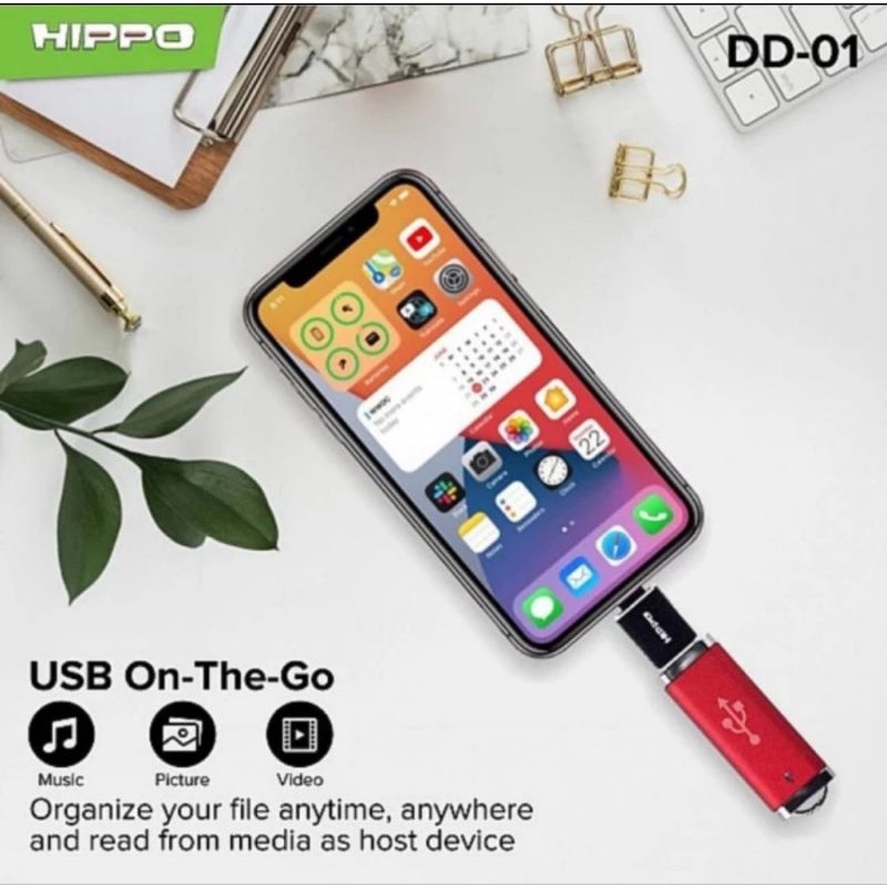 Hippo OTG USB Lightning Adapter Converter Lightning