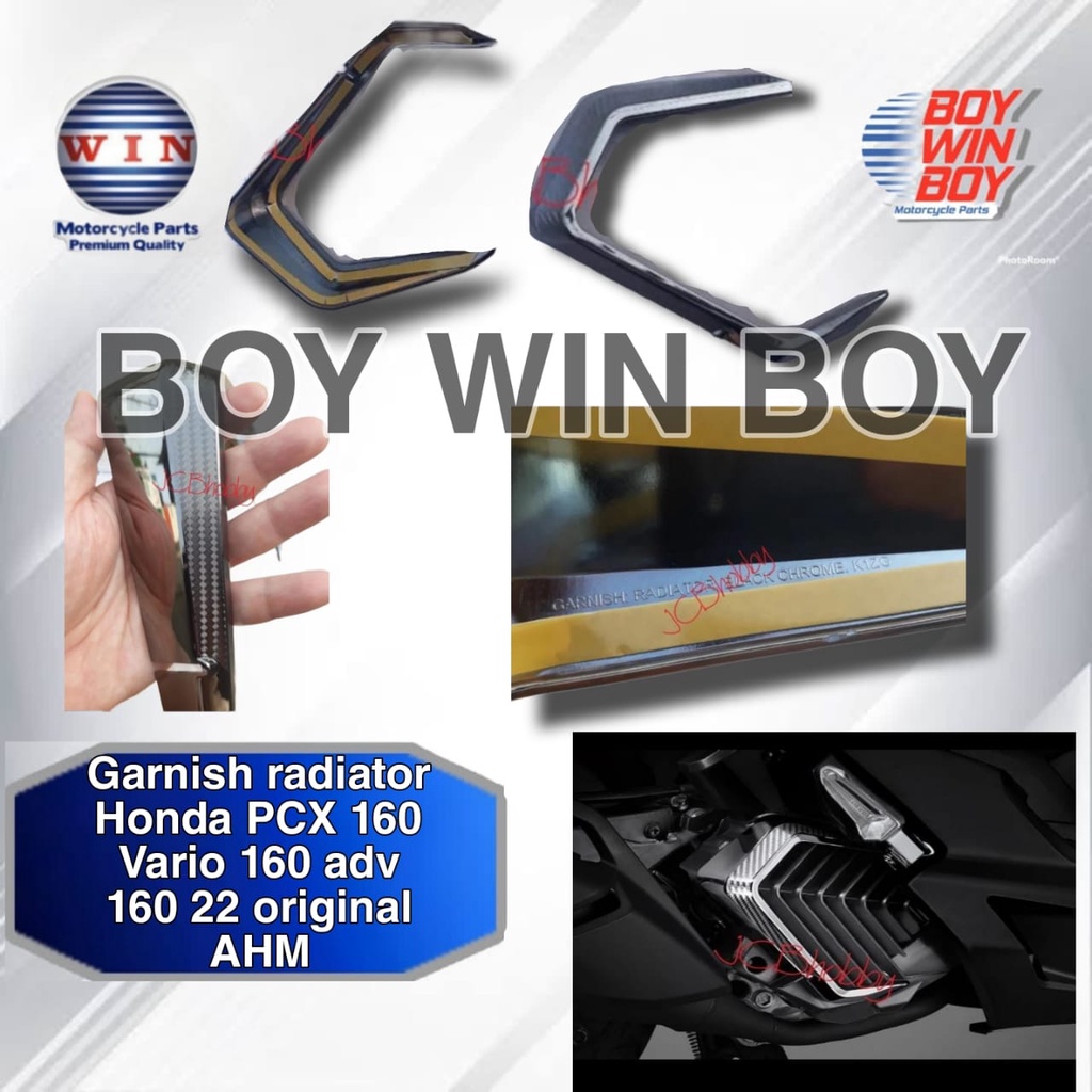 Garnish Radiator Honda PCX 160 Vario 160 ADV 160 2022 original AHM