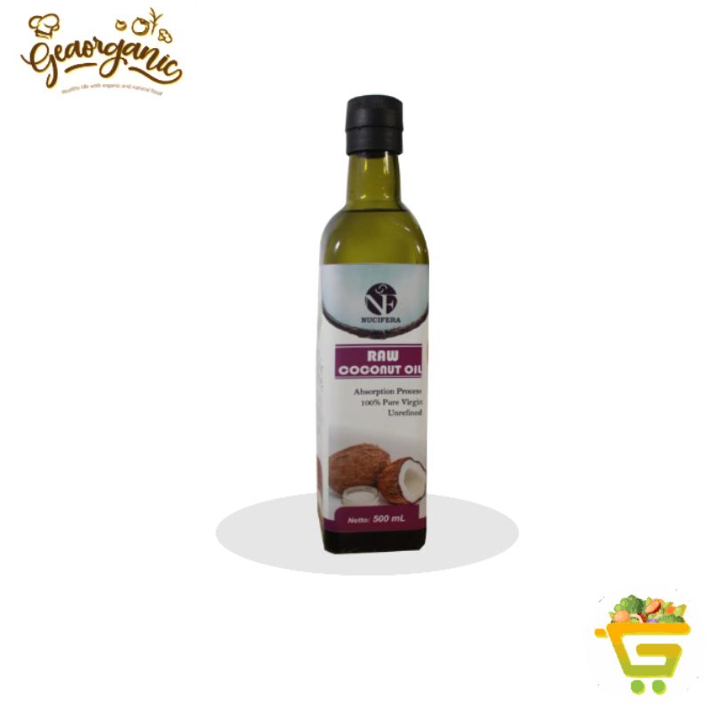 

VCO Raw Virgin Coconut Oil Nucifera 500ml