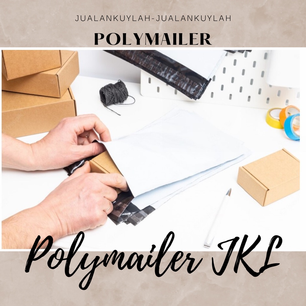 

PLASTIK PACKING POLYMAILER ISI 100 MURAH EKONOMIS Plastik Packaging