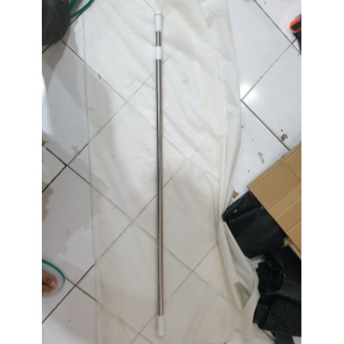 (SerbaSerbi)Tiang Shower / Tiang Tirai Baju Stainless Gantungan Serbaguna / Tiang kamar mandi Multifungsi Tiang Model Bulat 110cm - 200cm