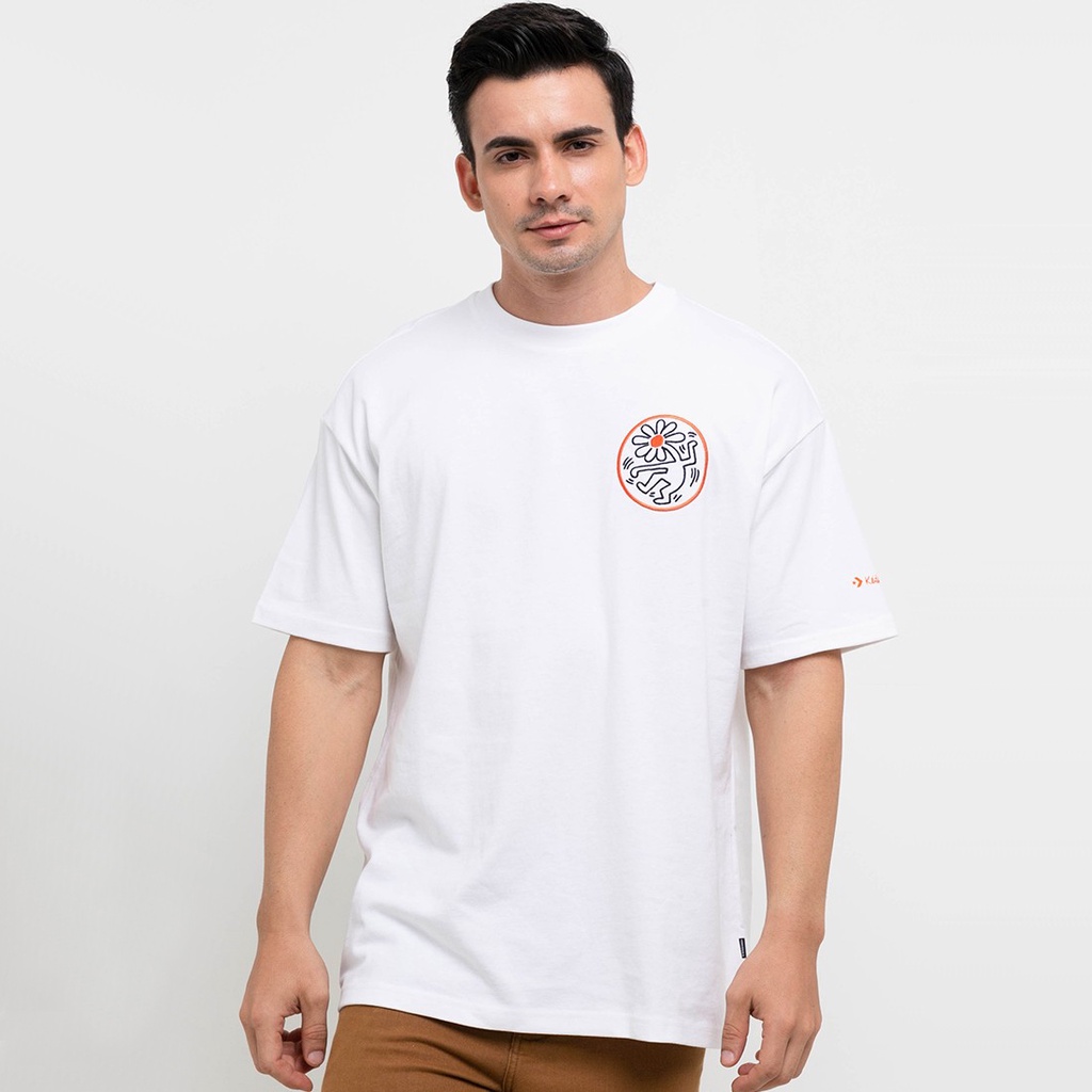 Converse x Keith Haring Elevated Graphic Tee White Original BNWT
