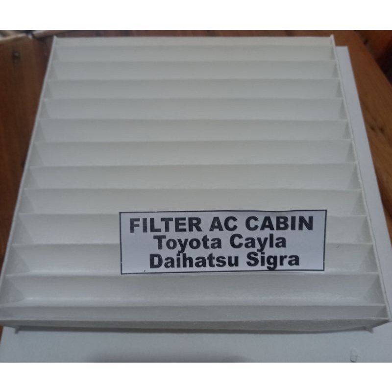 FILTER AC CABIN MOBIL TOYOTA CALYA DAIHATSU SIGRA BAHAN FIBER TIDAK MUDAH ROBEK