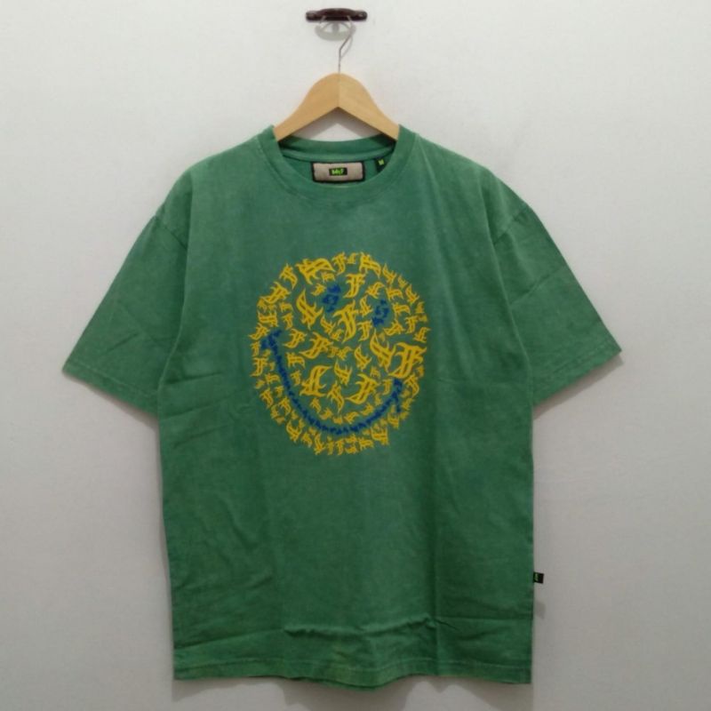 KAOS BAJU MCF NEW BIG LOGO SMILE TSHIRT TIE DYE OVERSIZE