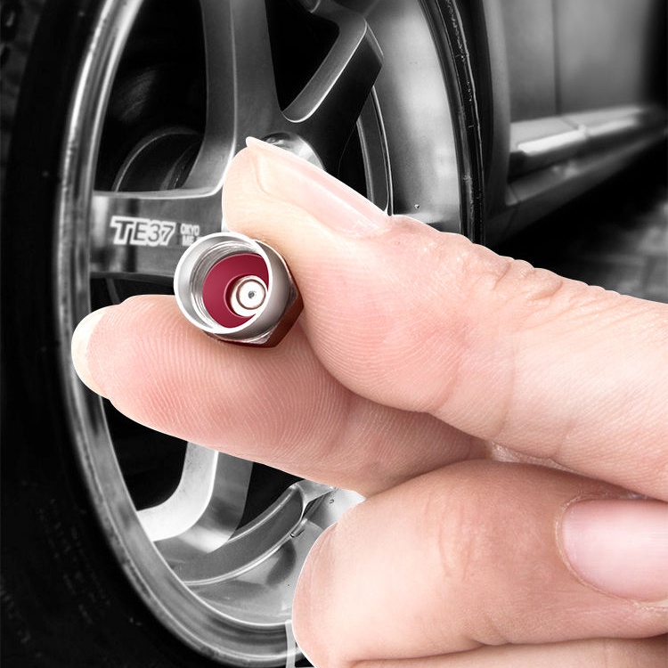 [5Biji] Tutup Klep anti Maling Ban Mobil, Tutup Katup alloy, Tutup Inti Katup anti Darah, Tipe universal
