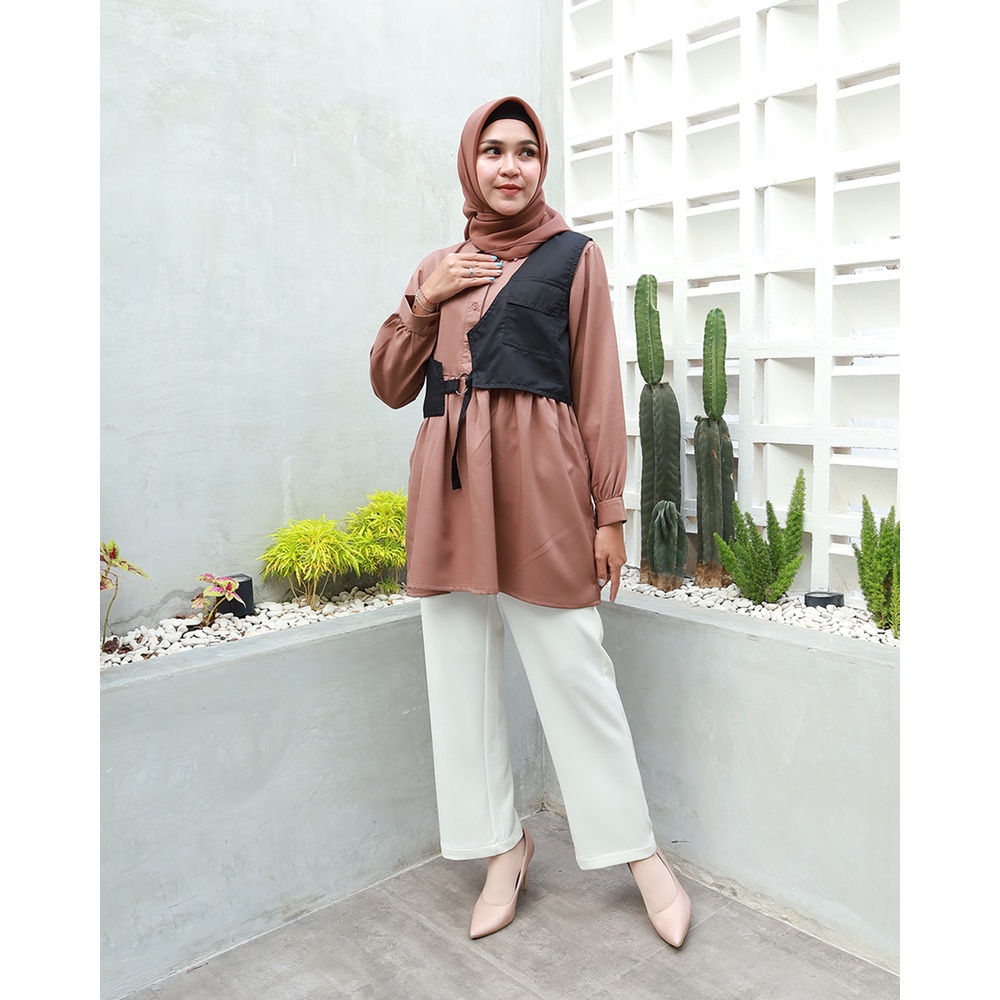 BIANCA Shirt  - Pakaian Wanita Terbaru by Hijab Mamah icis