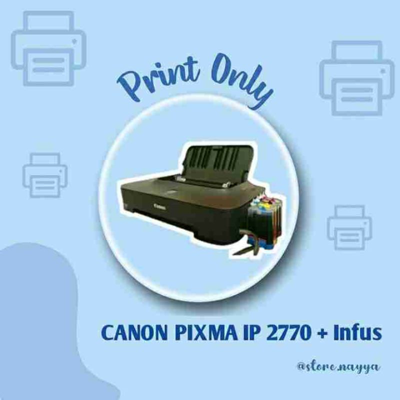 (GO-SEND) Printer Canon Pixma IP2770 Infusan Baru Siap Pakai