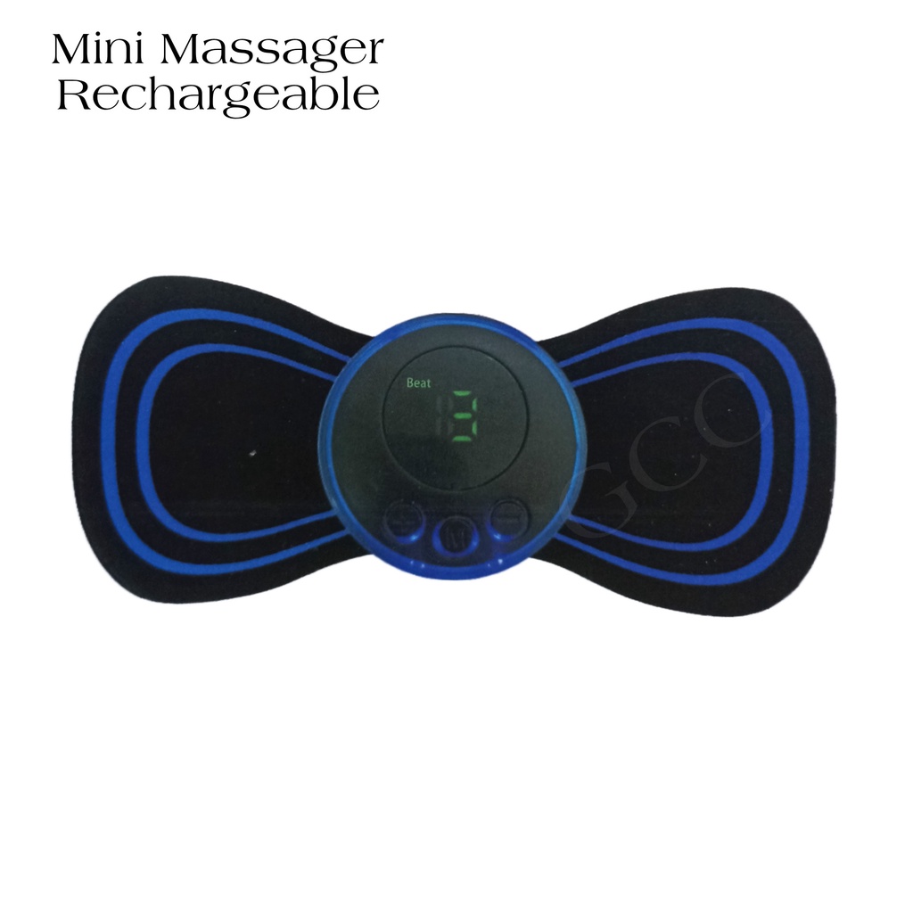 SA Alat Terapi Pijat punggung Mini Elektrik Kupu Kupu EMS Stimulasi Therapy - Ems Mini Massage Portable