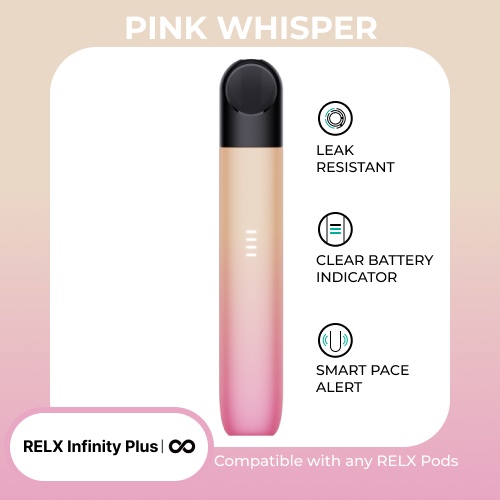 RELX Infinity Plus Device - Pink Whisper
