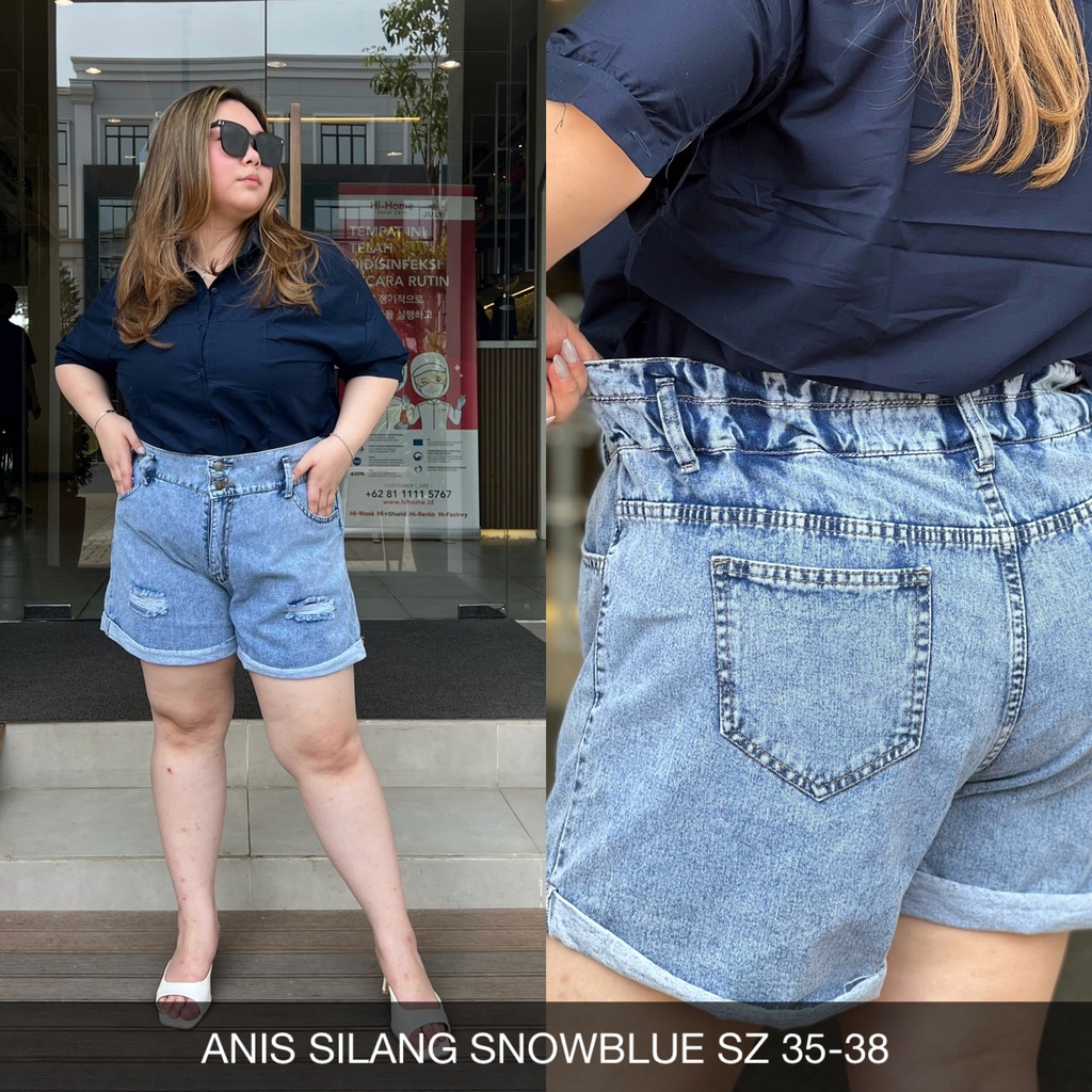 CELANA JEANS WANITA ANIS SHORT SILANG-SYSCLOTHIER