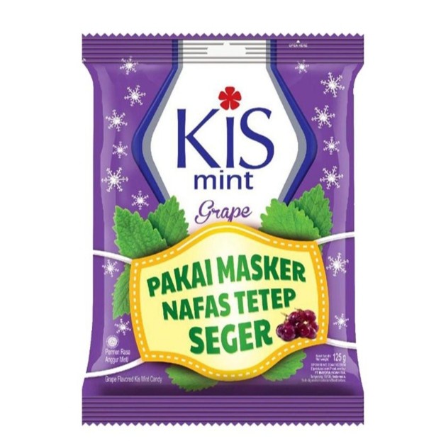 

Kis candy permen mint grape 100 gr