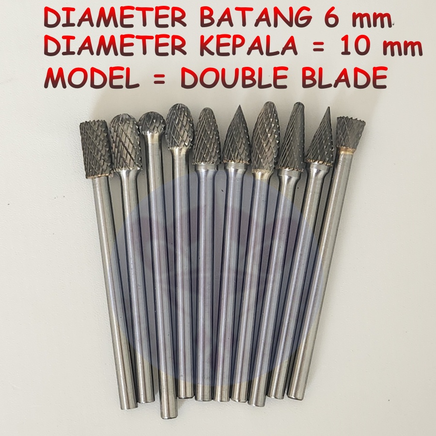 Mata Bor Tuner Panjang Sangat tebal Tunner Cuner Cunner Porting Carbide Burr