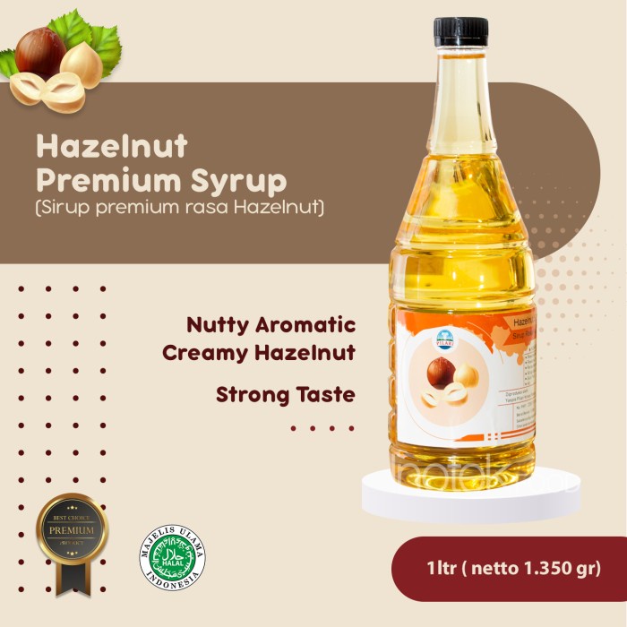 

HAZELNUT PREMIUM SYRUP ( SIRUP PREMIUM RASA HAZELNUT)
