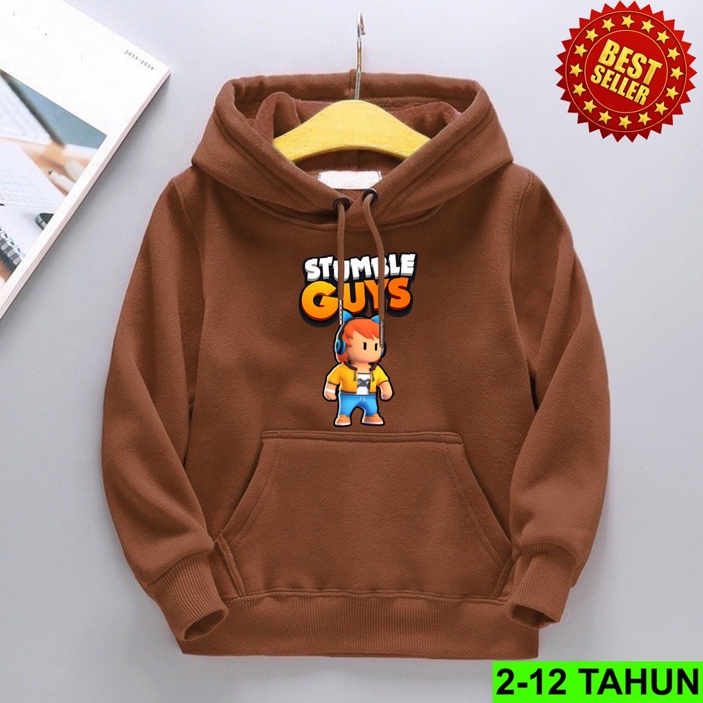 STUMBLE GAS ALONE Jaket Hoodie Anak Viral Bahan Fleece II Jumper Hoodie Anak  STUMBLE GAS ALONE II Sz M - XL ( Laki Laki &amp; Peremepuan )