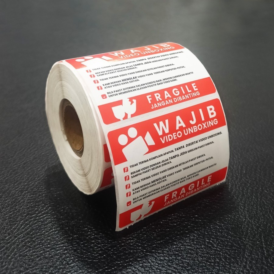 

BLUEPRINT PAPER STICKER FRAGILE [70X50] @500PCS