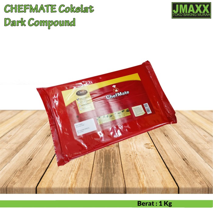 

Produk Terbaik] CHEFMATE COMPOUND DARK CHOCOLATE 1 KG