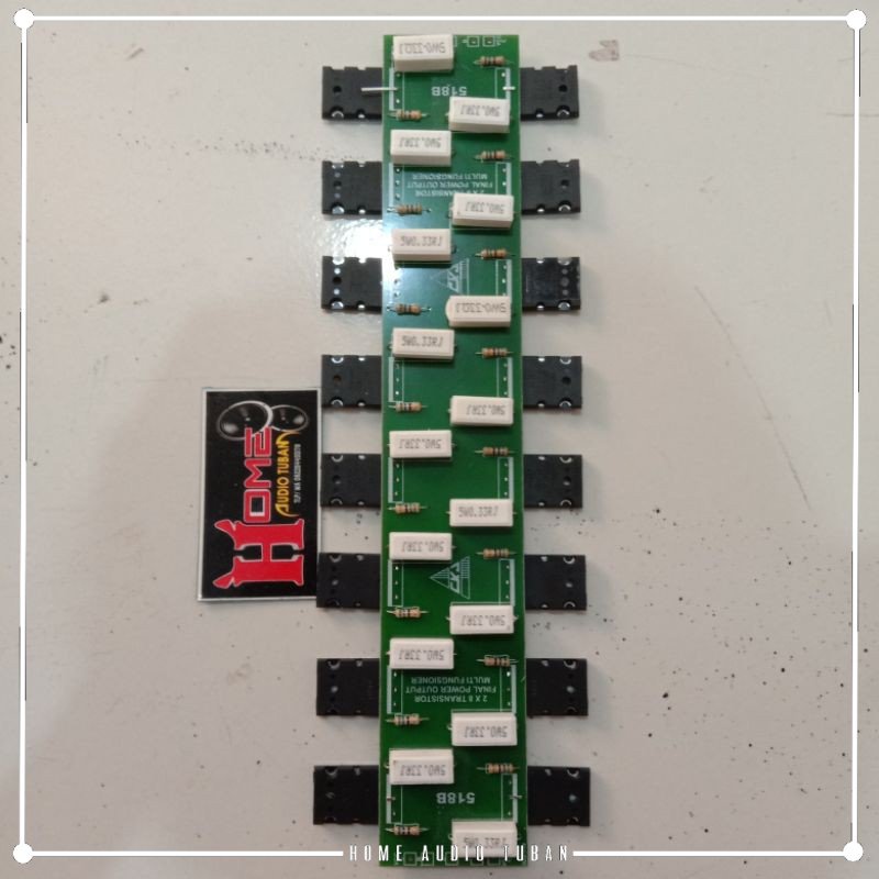 TRANSISTOR FINAL TOSHIBA 8 SET PLUS PCB