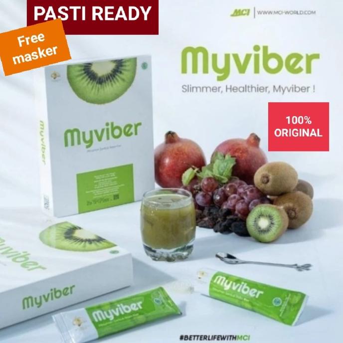 PROMO TERBATAS Myviber fiber drink 100% Original MCI Diet Detox antioksidan COD