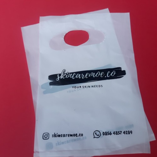 

kantong plastik sablon ukuran kecil.