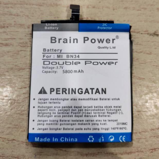 Batre bt xiaomi Redmi 5A BN34 Doubel Power BN34 "PHP.28Ja23н"