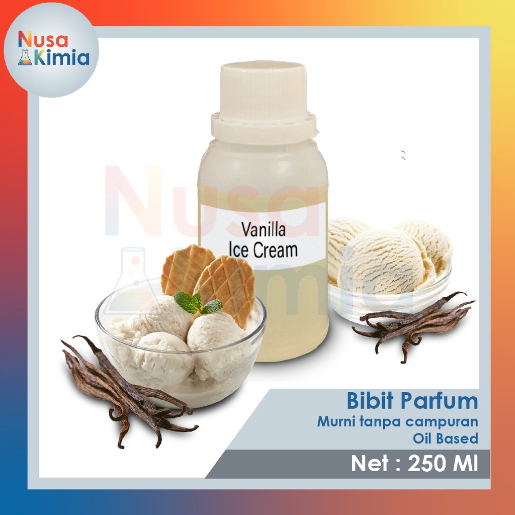 Bibit Parfum Vanila Ice Cream / Wangi Es Krim Vanila 250 ml