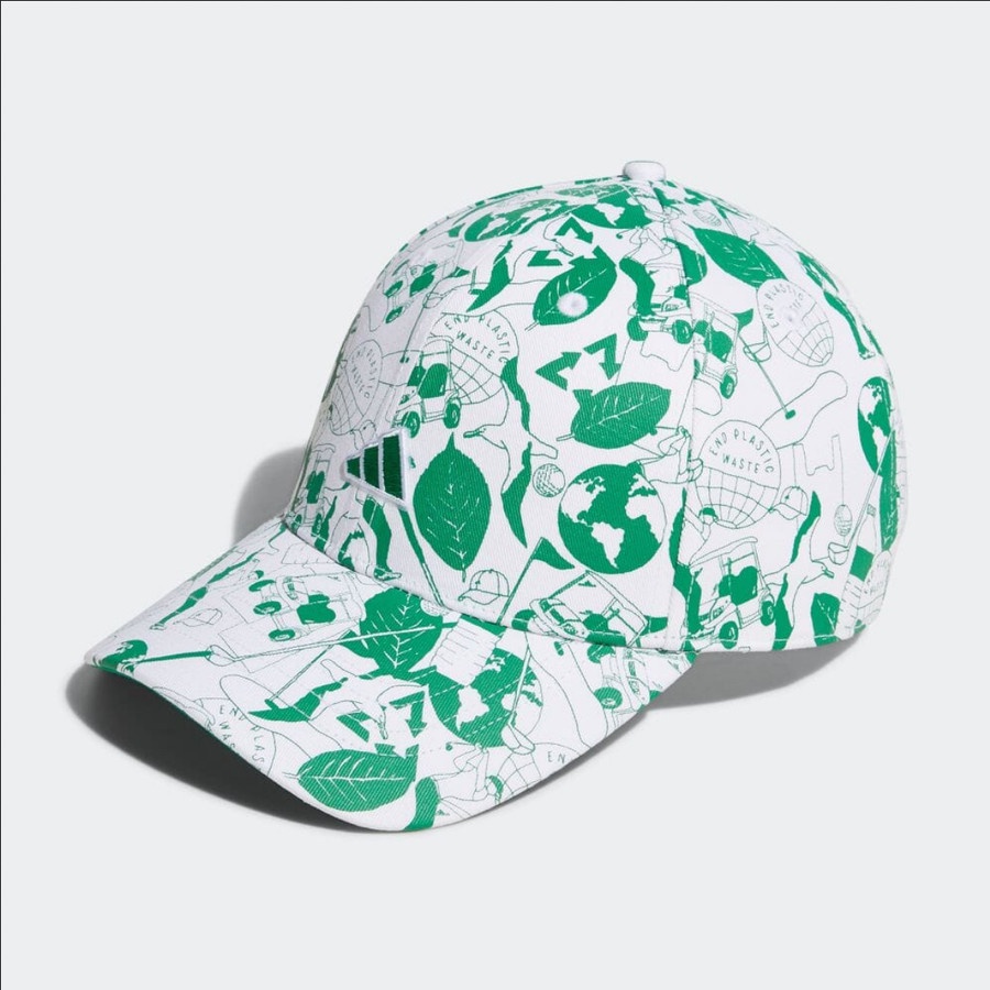 Topi Golf Adidas Play Green Graphic Monogram Cap Hat HS4399 Original 100%