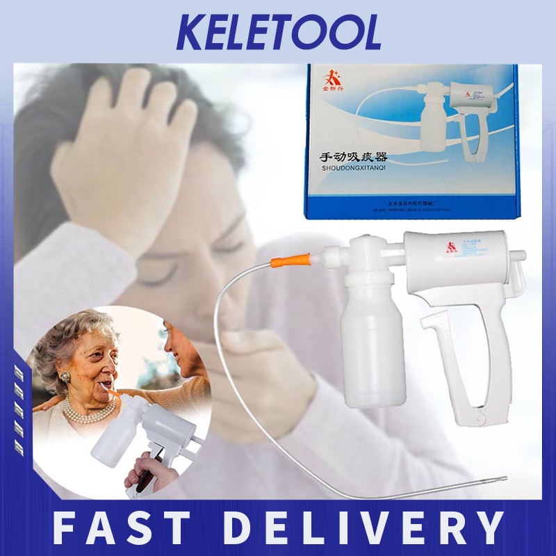 Sputum Suction Pump Manual Hand Penyedot Dahak Suction Pump Pompa Hisap Aspirator Sputum Tangan Manu