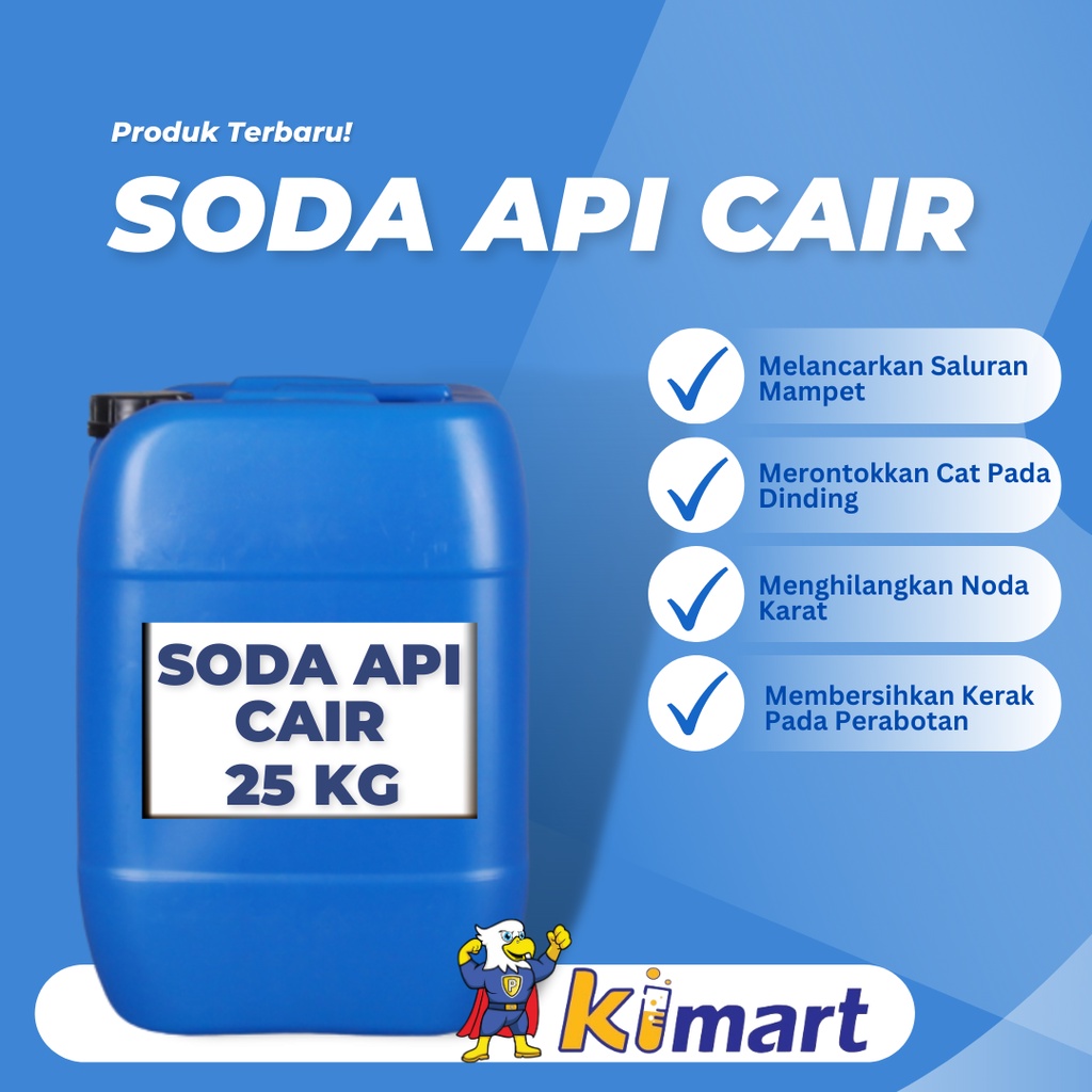 Jual Caustic Soda Liquid 25 KG / Soda Api Cair 25KG / NaOH Liquid