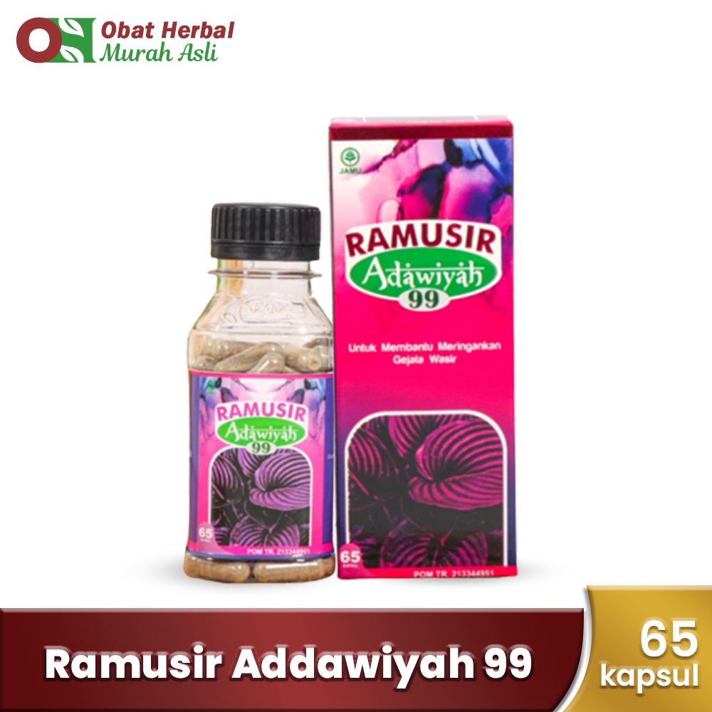 Ramusir Adawiyah 99 65 kapsul - Herbal Untuk ambeian &amp; Wasir