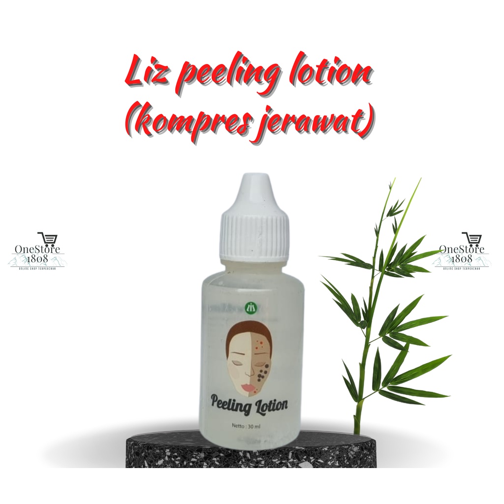 liz skincare peeling lotion 30ml / skincare kompres jerawat