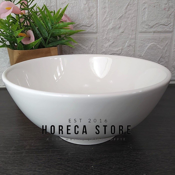 *:*:*:*:*] Mangkok Keramik Putih 7 inch - Bowl Keramik 17cm