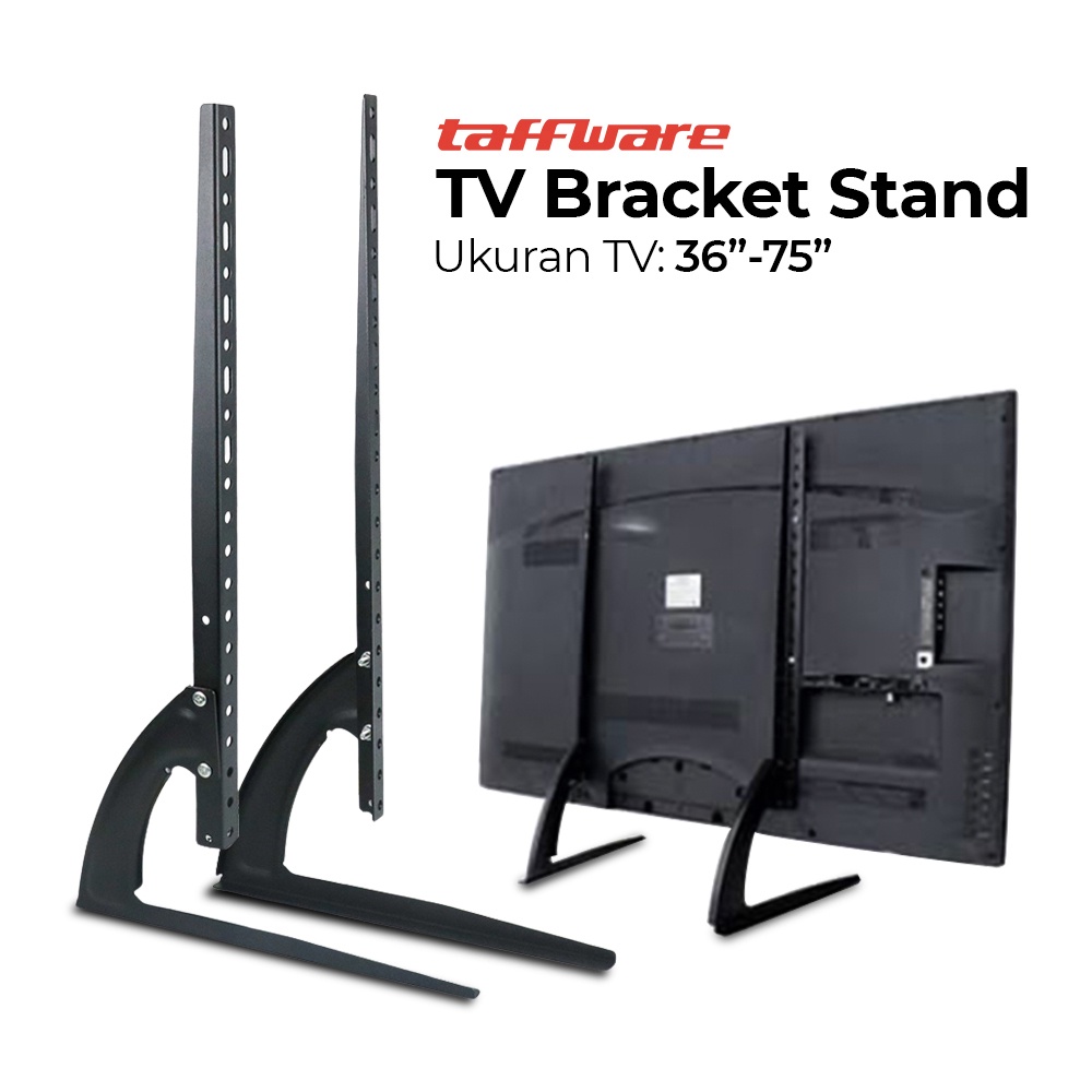 Taffware TV Bracket Stand 1.5mm Thick VESA 600 x 500 36-75 Inch TV - RM02 - Black