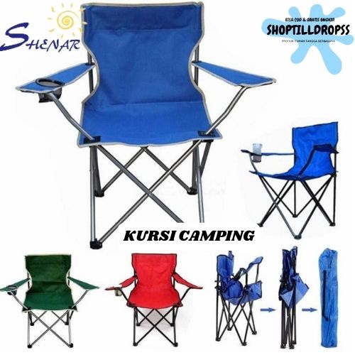 Camping Chair Kursi Lipat Portable Kursi Camping Kursi Mancing Bangku Lipat Bangku Camping
