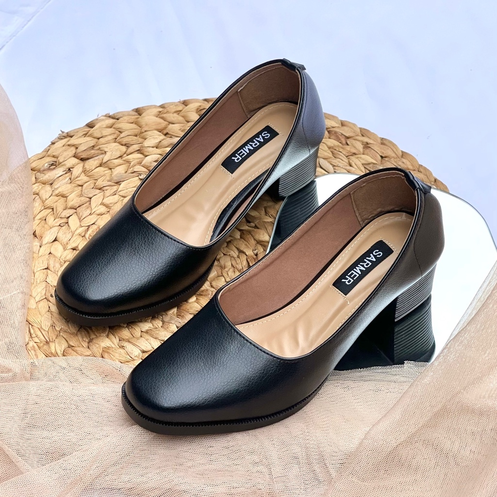 SARMER - BEARNICE HEELS BLACK