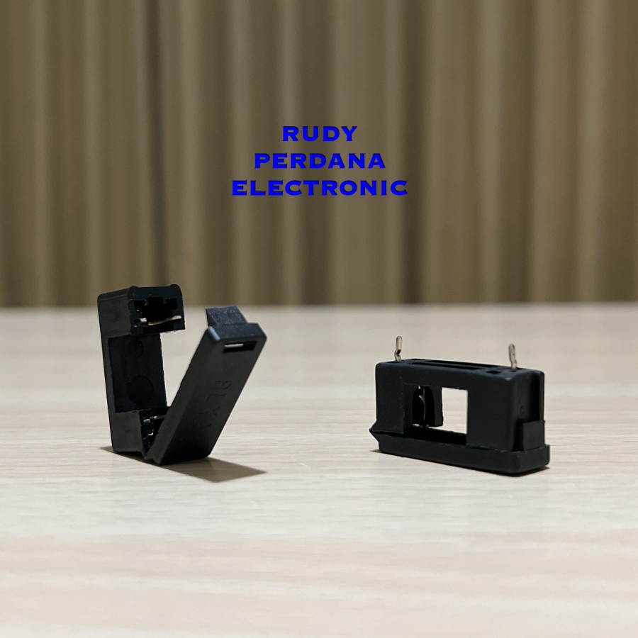 FUSE TUBE GLASS HOLDER TEMPAT SEKRING TABUNG KACA KECIL 5x20 MM 5MM x 20MM TANCAP PCB
