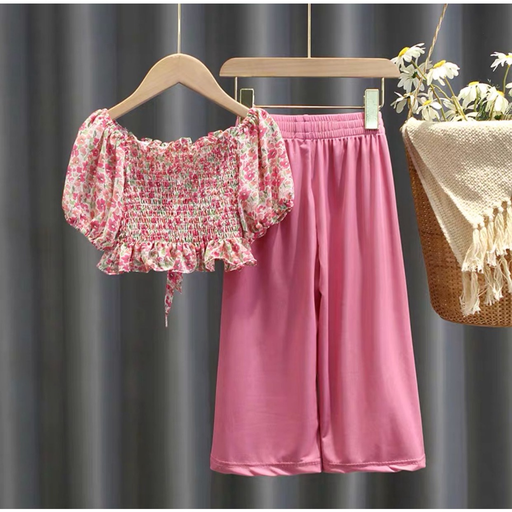 SETELAN KULOT ANAK TWISCONE SERUT A1096