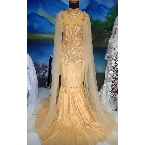 preloved baju pengantin/ pl baju pengantin/ gown slim preloved