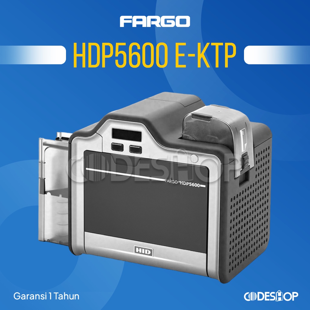 Printer ID Card Fargo HDP5600 Cetak Kartu E-KTP HDP 5600 - Single Side