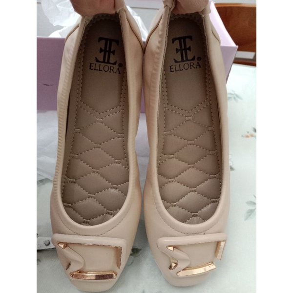 Sepatu Flatshoes ELLORA Wanita Import