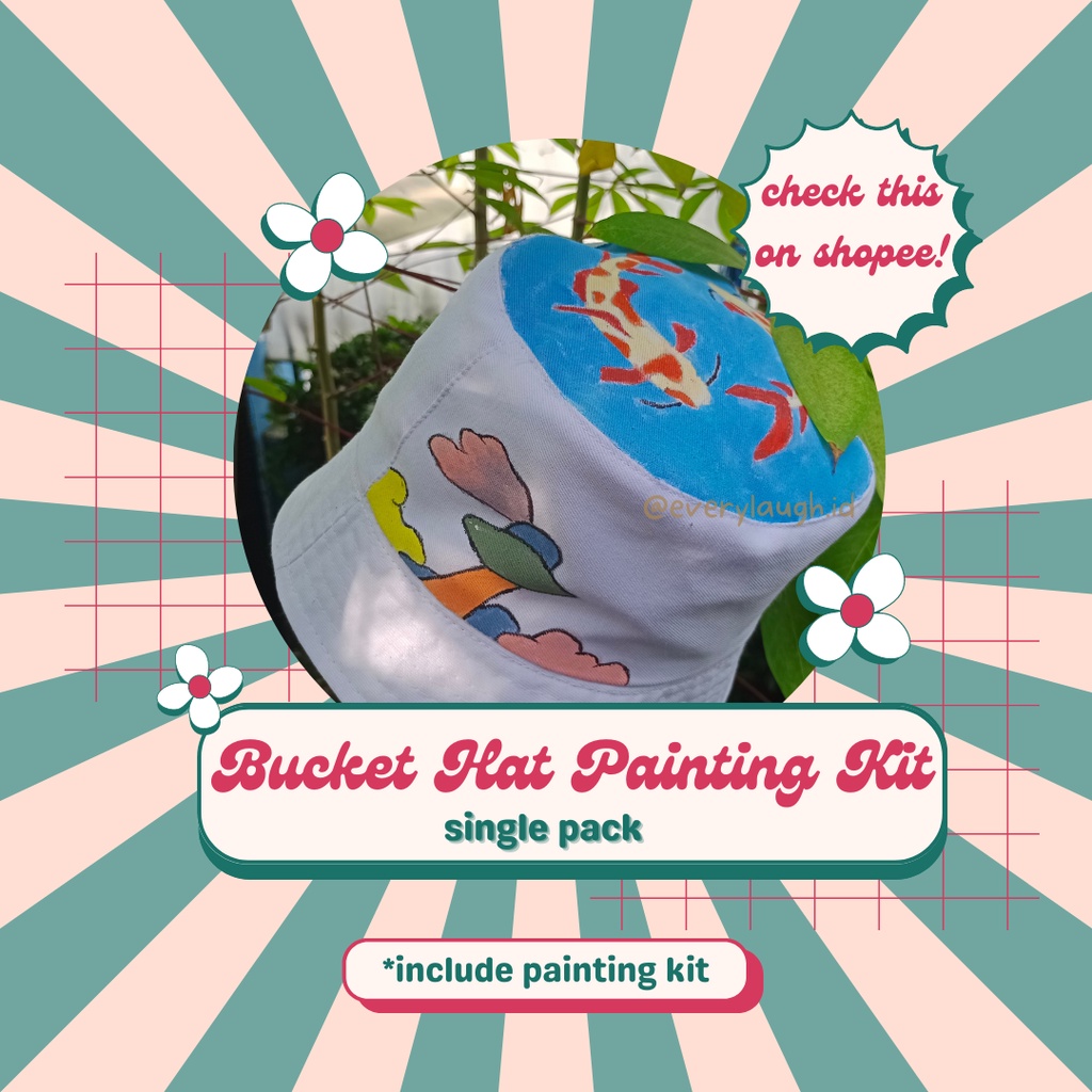 

BUCKET HAT PAINTING KIT SINGLE PACK