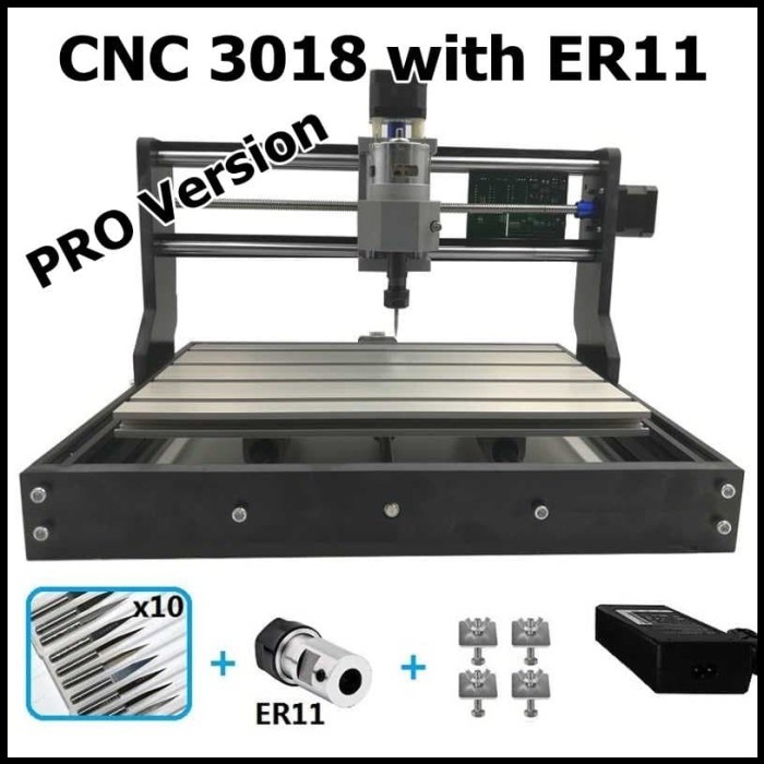 DIY Pro Version Drilling Engraver CNC 3018 with ER11