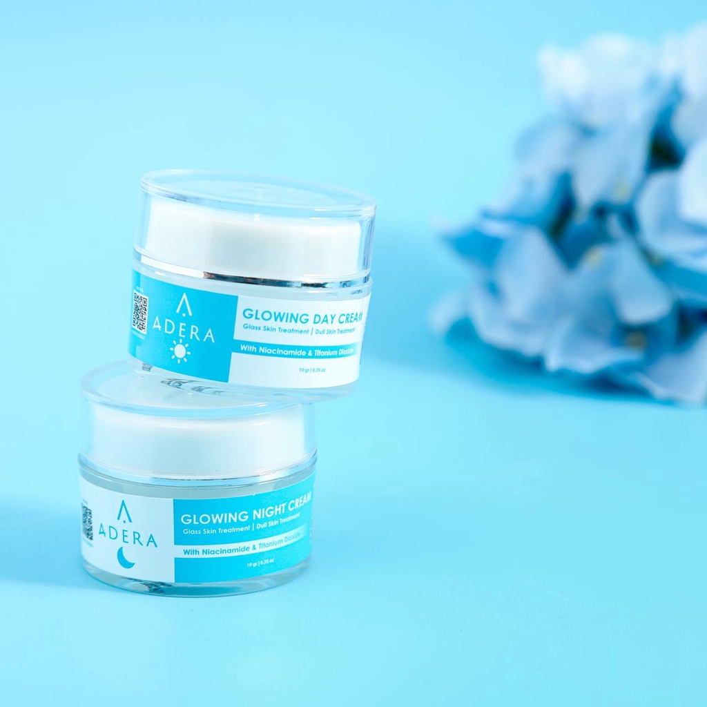 Adera Night Cream & Day Cream Solusi Wajah Glowing Atasi Jerawat dan Flek Hitam Original